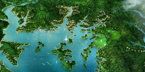 浙江千島湖進賢灣旅游度假區開發項目全程策劃服務及規劃設計